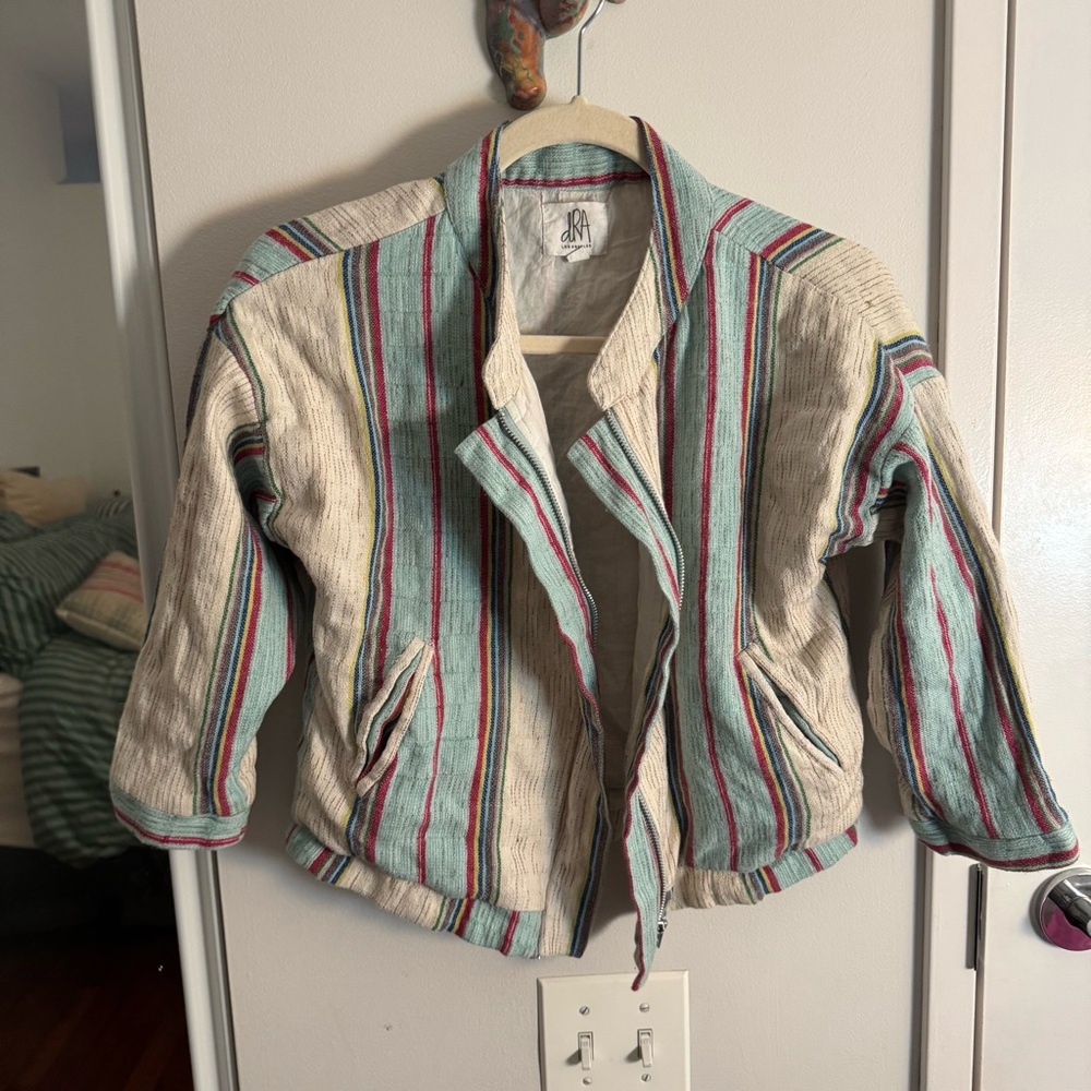 Anthropologie dRA Los Angeles Viola striped jacket - Picture 2 of 7